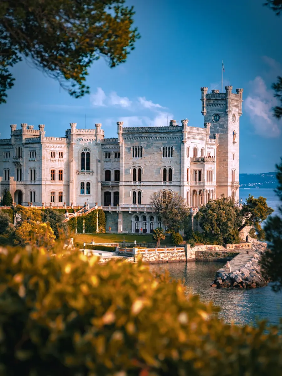 Landscape photograph: Miramare Castle, Trieste